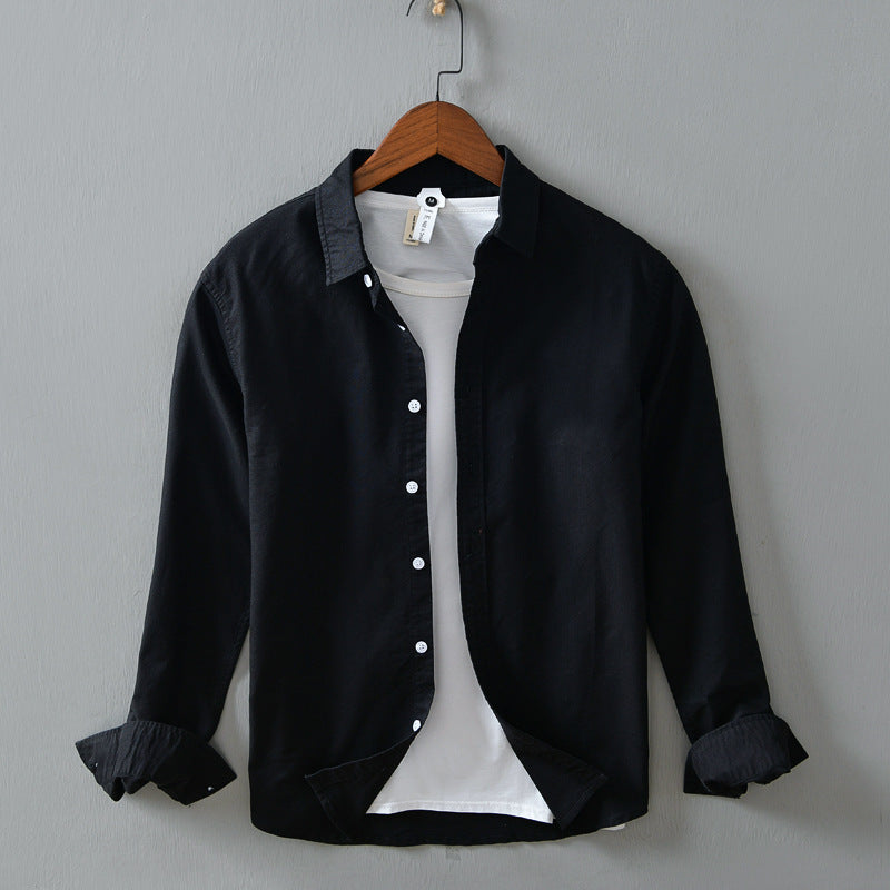 Men's Casual Linen Shirt.