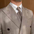 Men's Retro Double-Breasted Suit.