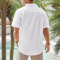 Cotton & Linen Short-Sleeve Shirt.