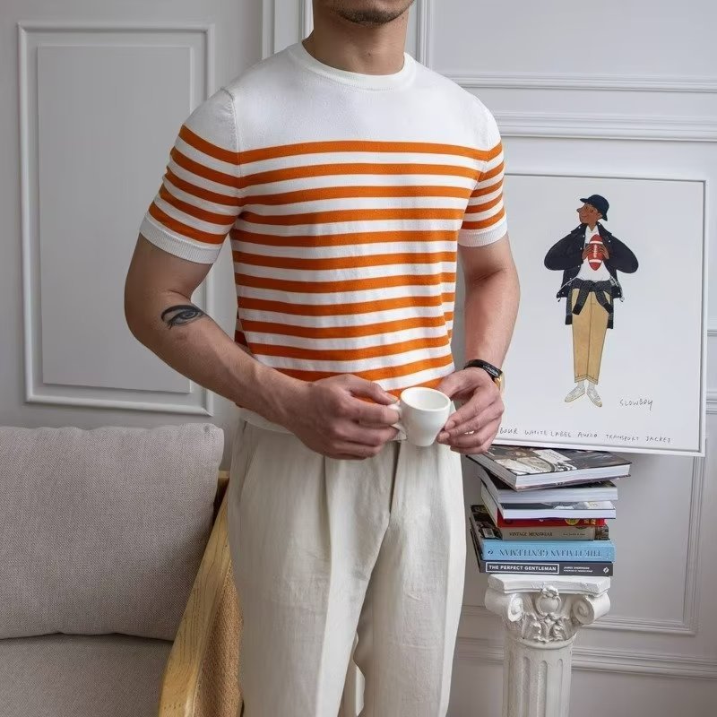 Men's Striped T-Shirt.