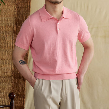 Casual Cotton Linen Polo