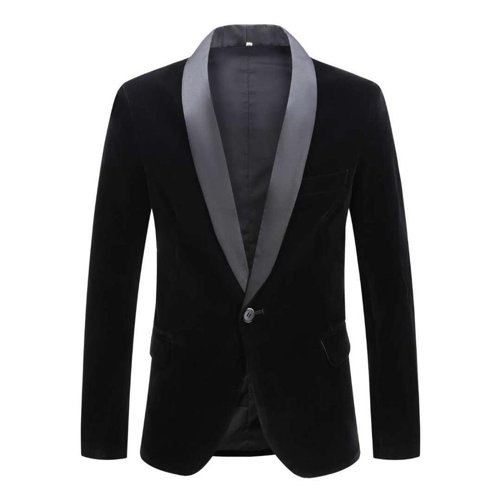 Men's Velvet Suit Jacket