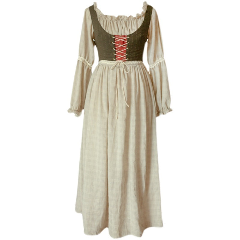 Medieval Chic Two-Piece Dress