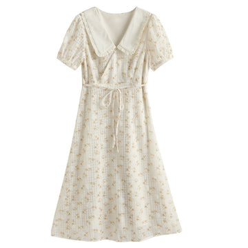 Floral Doll Collar Summer Dress